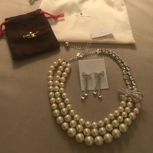 Kate Spade Necklace and Earrings